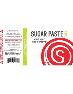 Pasta de Sugaring Orgánica NYC para Depilación Corporal 2