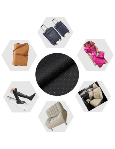 Cinta de Parche Adhesivo para Reparación de Cuero 20x30 cm