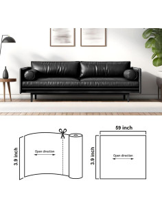 Cinta de Reparación de Cuero Zibropus 9.9x150 cm Autoadhesiva 2