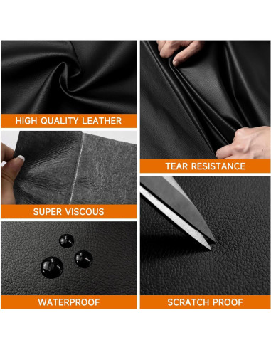 Cinta de Reparación de Cuero Zibropus 9.9x150 cm Autoadhesiva