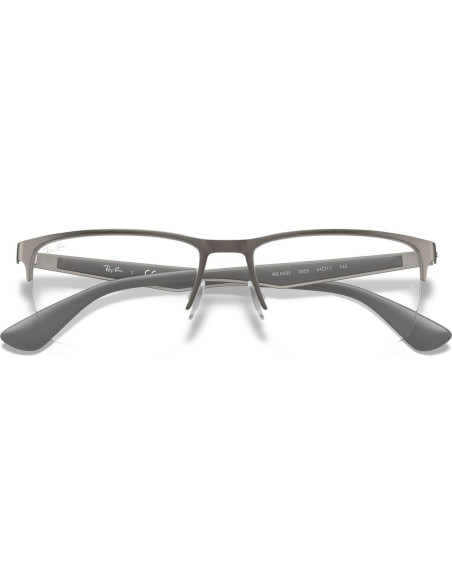 Montura de gafas Ray-Ban Rx6335 Rectangular Gunmetal 54mm Montura de gafas Ray-Ban Rx6335 Rectangular Gunmetal 54mm