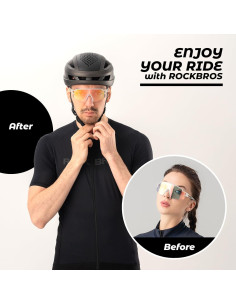 Gafas de sol fotocromáticas ROCKBROS UV400 para ciclismo 2