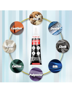 Pegamento para Tela Waybesty 55ml - Impermeable y Lavable 2