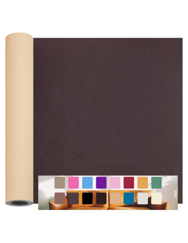 Cinta de Reparación de Cuero TACOLO 30x137 cm Autoadhesiva Café