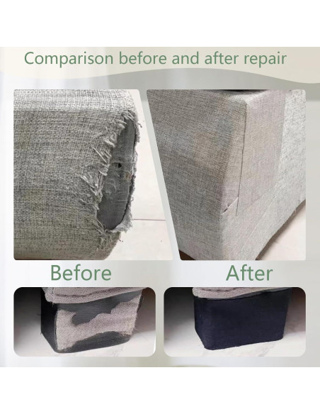 Parche de Reparación de Tela Giftmeet 20x30 cm Negro - 2 Piezas Parche de Reparación de Tela Giftmeet 20x30 cm Negro - 2 Piezas