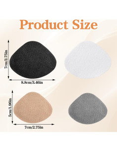 Parche Autoadhesivo para Zapatos - 8 Pares en 4 Colores 2