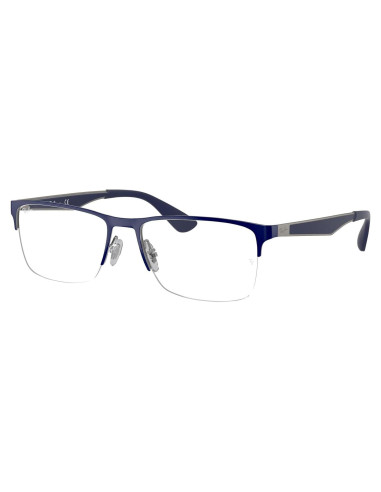 Montura de gafas Ray-Ban Rx6335 Rectangular Azul 56mm
