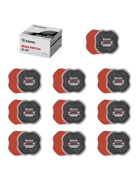 Parches de Neumático SUNSOUL 10 Piezas 9.53 cm Redondos