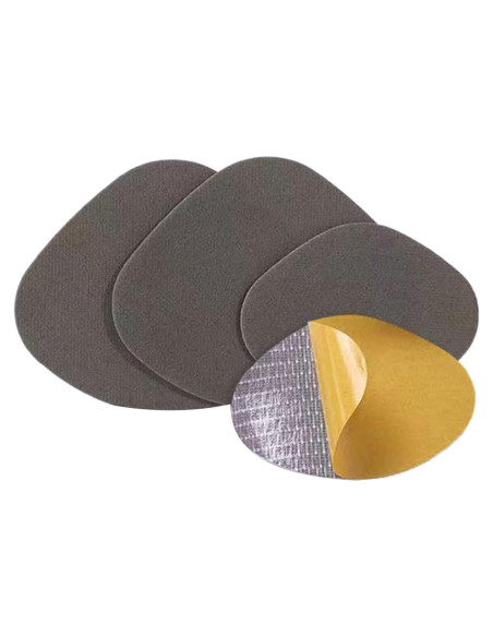 Parche autoadhesivo de reparación para zapatos JAGTRADE 4 Piezas Gris