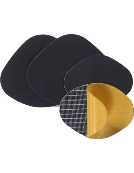 Parche autoadhesivo de reparación para zapatos JAGTRADE 4 Piezas Gris