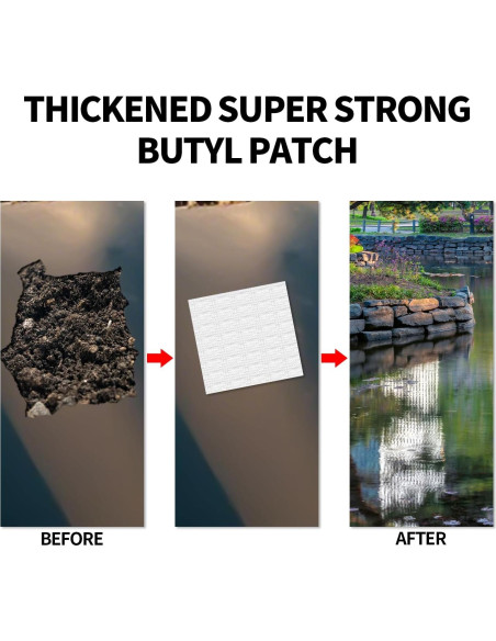 Parche Autoadhesivo de Caucho Butílico 20x20 cm Lyreh