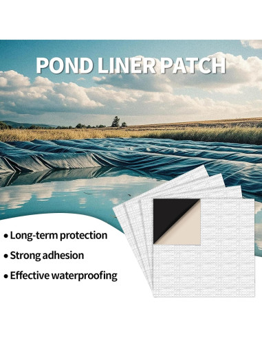 Parche Autoadhesivo de Caucho Butílico 20x20 cm Lyreh