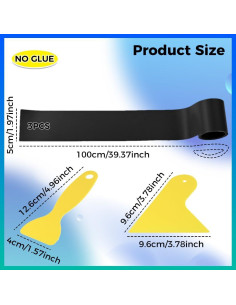 Parche de Reparación PVC Yetaha 3PCS para Kayak y Bote Inflable 2