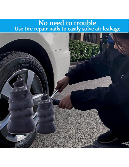 30 Piezas Clavos de Reparación de Neumáticos PPgod