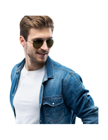 Gafas de sol aviador Ray-Ban RB3025 62mm Polarizadas