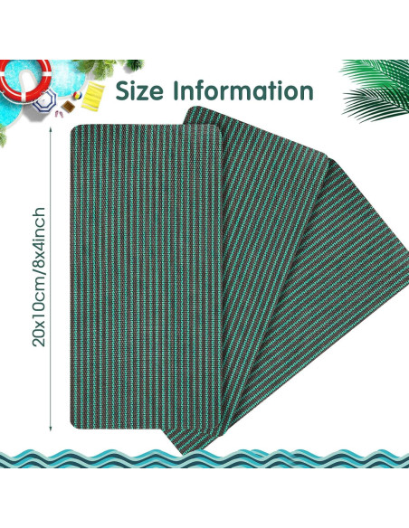 Kit de Parche Autoadhesivo Honoson para Cubierta de Piscina 12 Piezas