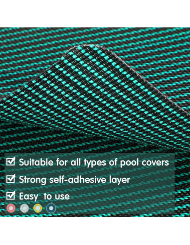 Kit de Parche Autoadhesivo Honoson para Cubierta de Piscina 12 Piezas