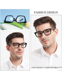 Gafas de Lectura MARE AZZURO Cuadradas 1.5 para Hombres 2