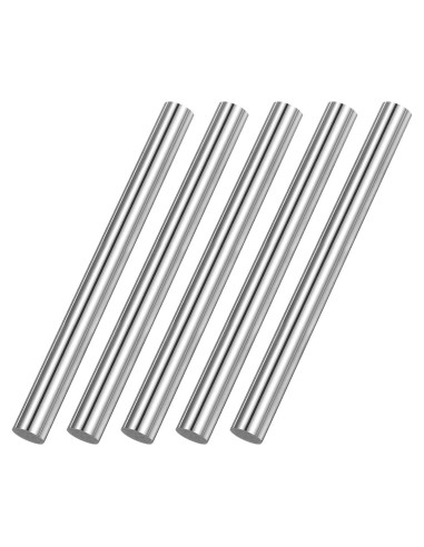 Varilla Redonda de Acero Inoxidable 304 12.7mm x 152.4mm uxcell - 5 Pcs