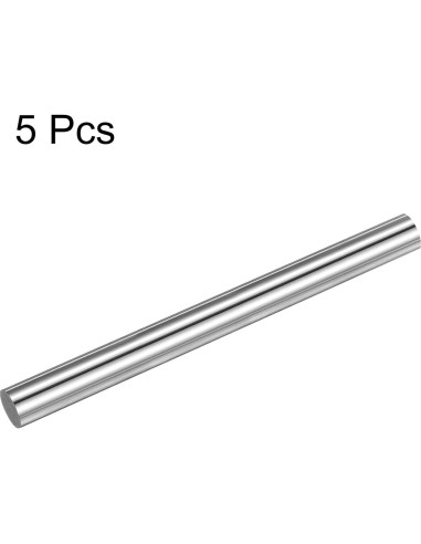 Varilla Redonda de Acero Inoxidable 304 12.7mm x 152.4mm uxcell - 5 Pcs