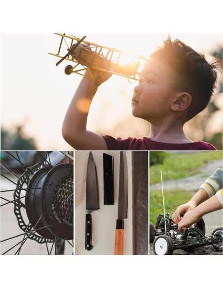 Varilla Redonda de Acero Inoxidable 304 12.7mm x 152.4mm uxcell - 5 Pcs