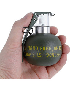 Juguete de Granada de Airsoft Disratw M67 Verde 8.4x6.9cm 2