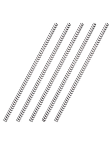 Varilla Redonda Sólida Acero Inoxidable 304 Uxcell 4mm 5pcs