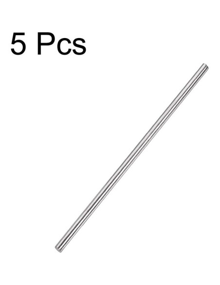 Varilla Redonda Sólida Acero Inoxidable 304 Uxcell 4mm 5pcs