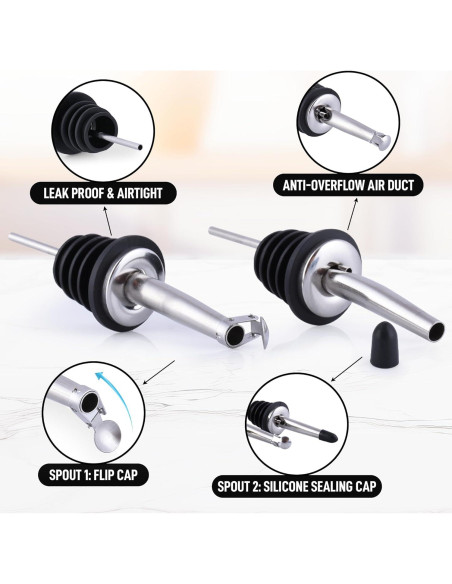 Dispensador de Aceite de Oliva Zulay 0.5L Vidrio Transparente