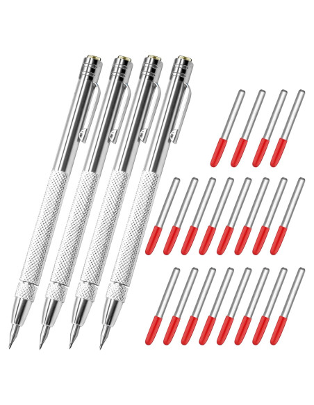 Bolígrafo de Grabado HINGTAI 4 Pcs Carburo de Tungsteno