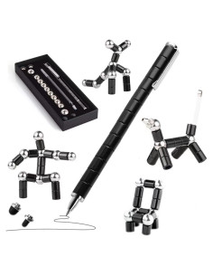 Bolígrafo Magnético Multifuncional AYXXZJD Negro con Stylus
