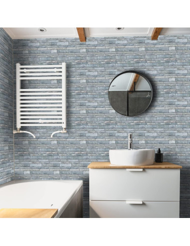 Azulejos Autoadhesivos STICKGOO 10 Hojas 30.48cm Piedra Cultivada