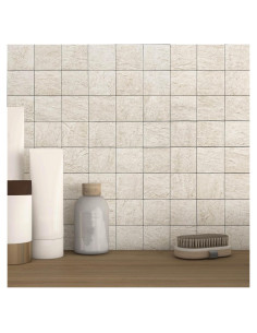 Azulejos Autoadhesivos BeNice Beige 30.48x30.48cm - 10 Hojas