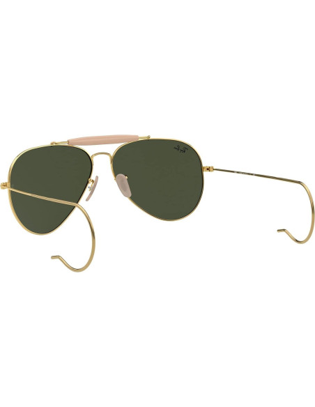 Gafas de Sol Ray-Ban RB3030 Outdoorsman I 58mm Oro Verde