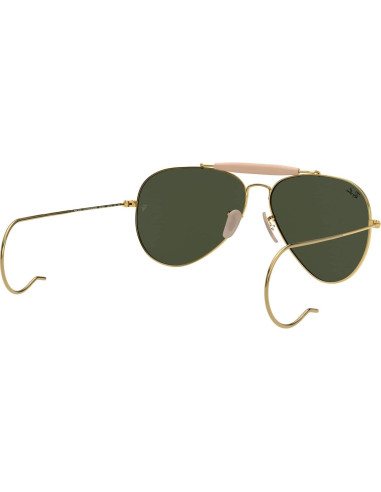 Gafas de Sol Ray-Ban RB3030 Outdoorsman I 58mm Oro Verde