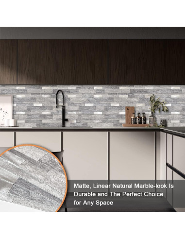 Azulejos Autoadhesivos VAOVI para Salpicadero de Cocina 10 Hojas