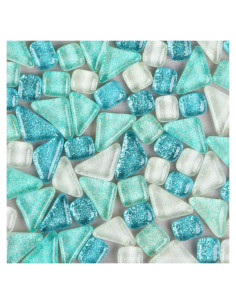 200g Azulejos de Mosaico de Cristal Esweny para Manualidades