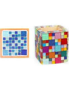 200g Azulejos de Mosaico de Cristal Esweny para Manualidades 2