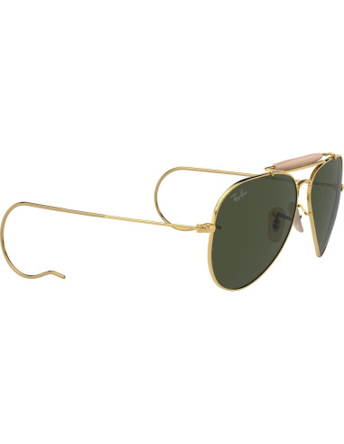 Gafas de Sol Ray-Ban RB3030 Outdoorsman I 58mm Oro Verde
