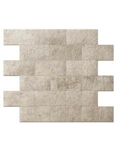 Azulejos Autoadhesivos Art3d 10 Piezas Beige Piedra 29x34 cm