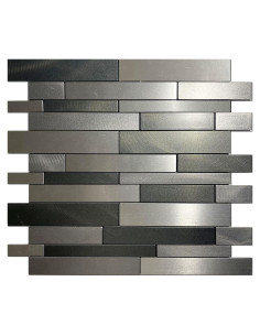 Azulejos Autoadhesivos Weimeisc 10 Hojas 28.58x32.26cm Gris