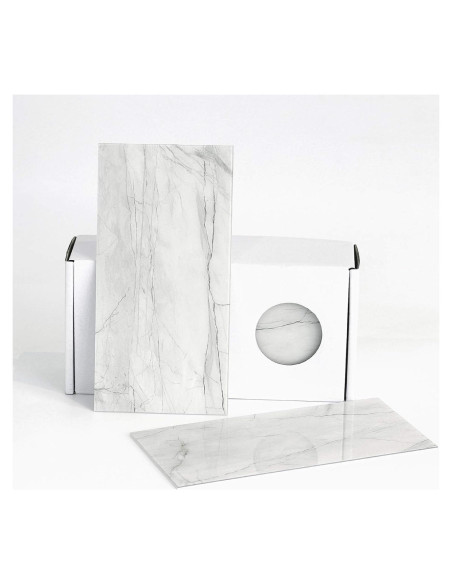 BeNice Azulejos Autoadhesivos de Metro 23 Piezas Gris Blanco BeNice Azulejos Autoadhesivos de Metro 23 Piezas Gris Blanco