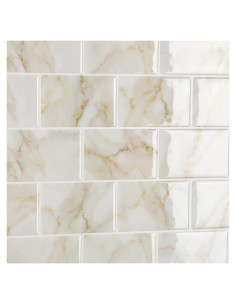 Azulejos Autoadhesivos CRE8TIVE Mármol Amarillo 30.48x30.48cm