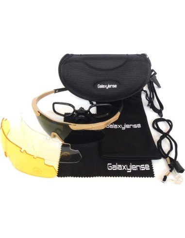 Gafas Tácticas GALAXYLENSE con 3 Lentes Reemplazo