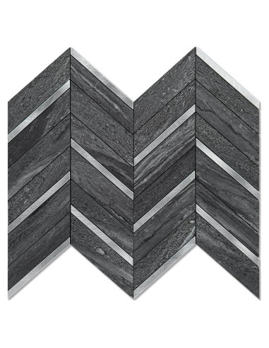 Azulejos Autoadhesivos Art3d 10 Hojas Espiga PVC 9.29 m