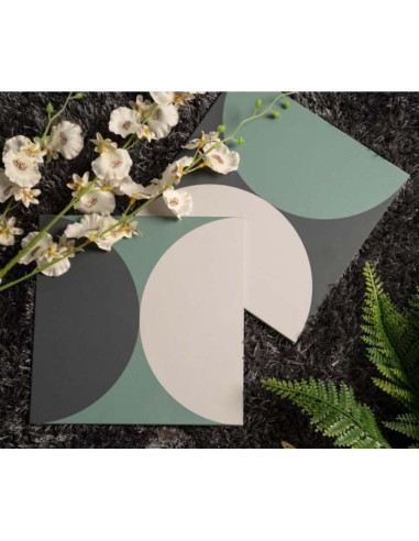 Azulejo Autoadhesivo COLAMO Verde 10 Piezas 19.81cm