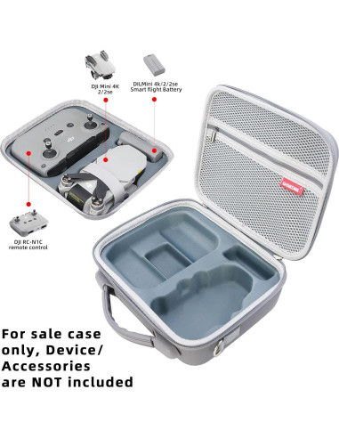 Estuche Protector Duro WOKEMA para Dron DJI Mini 4K/2 SE Gris