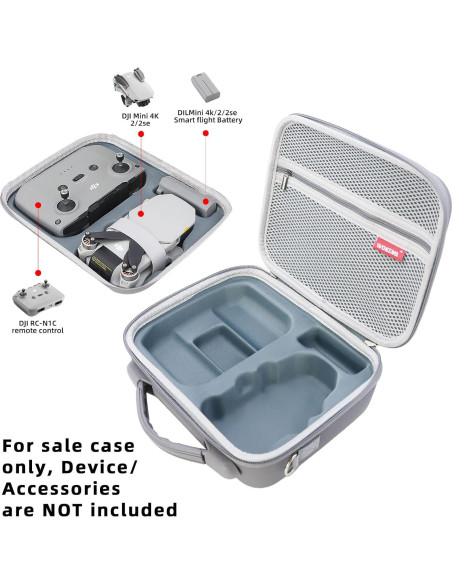 Estuche Protector Duro WOKEMA para Dron DJI Mini 4K/2 SE Gris