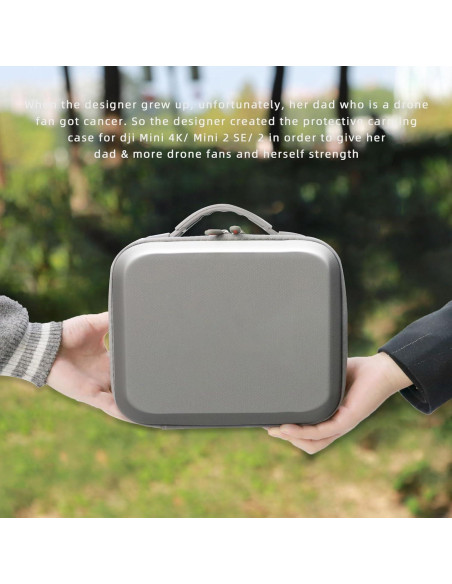 Estuche Protector Duro WOKEMA para Dron DJI Mini 4K/2 SE Gris