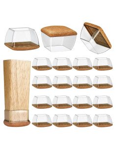 16 Protectores de Suelo para Patas de Silla Yarehand L